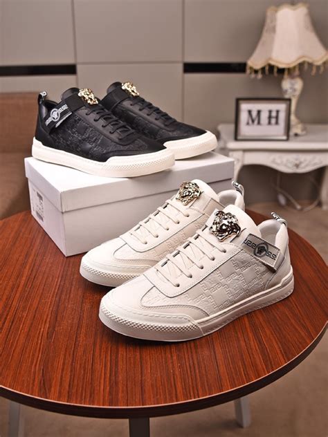 cheap versace mens sneakers|versace shoes men sneakers discount.